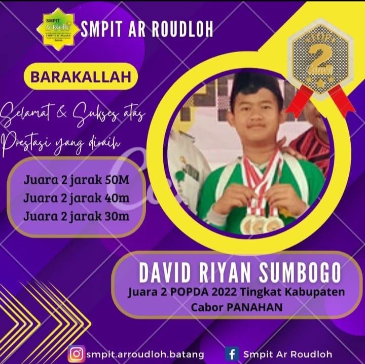 Prestasi SMPIT Ar-Roudloh Batang